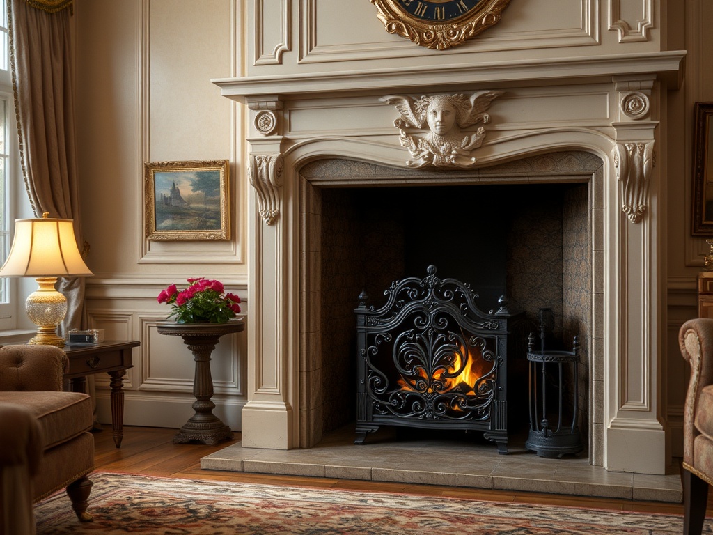 Gilded gold leaf details over deep burgundy background