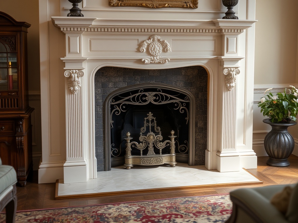Traditional Victorian home featuring rich dark insert panelling